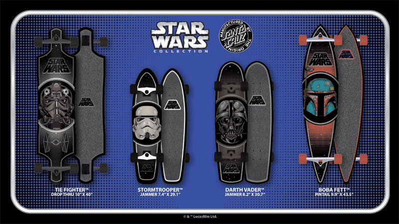 Star Wars Santa Cruz Skateboards in Stock
