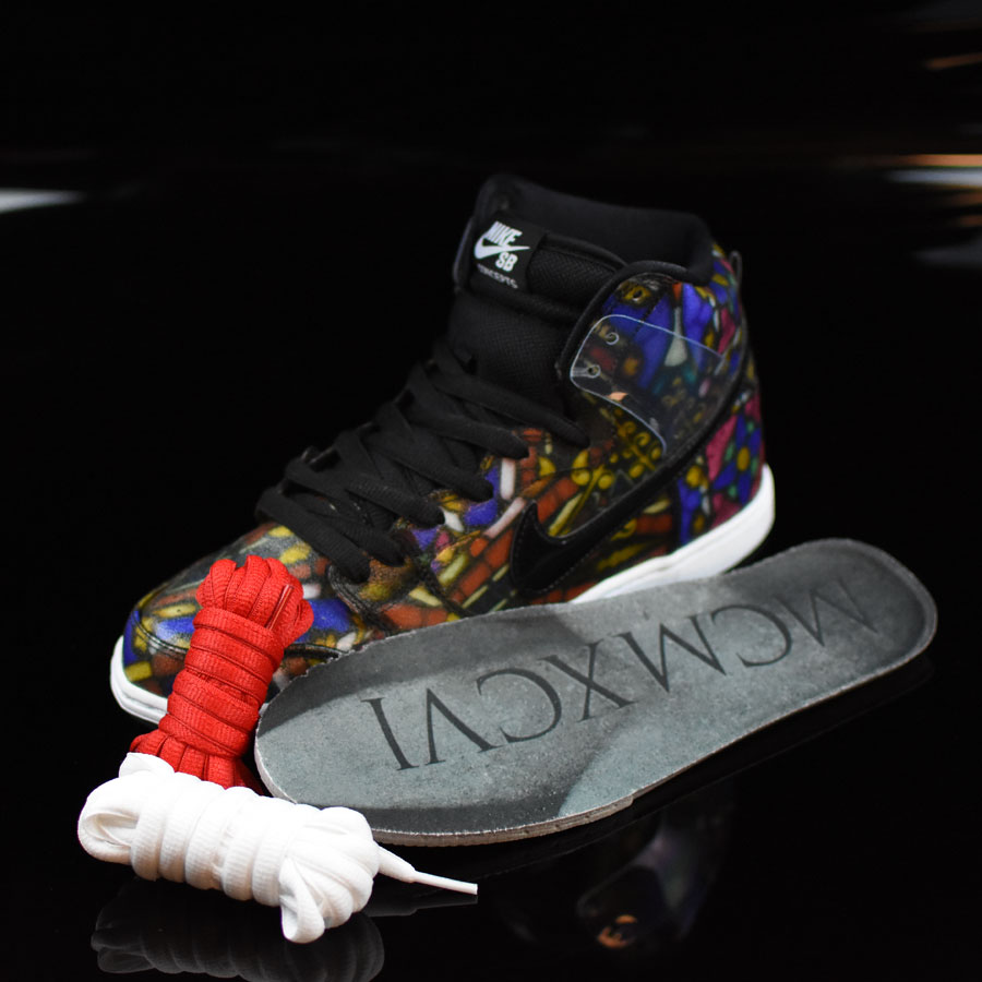 Nike SB x CNCPTS Dunk High Premium Stained Glass