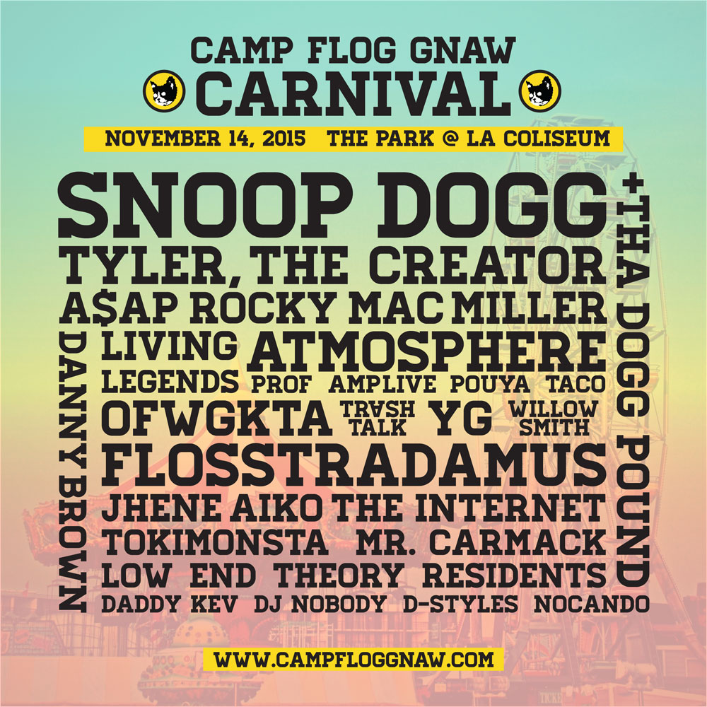 Camp Flog Gnaw 2015 Schedule and Skateboarding