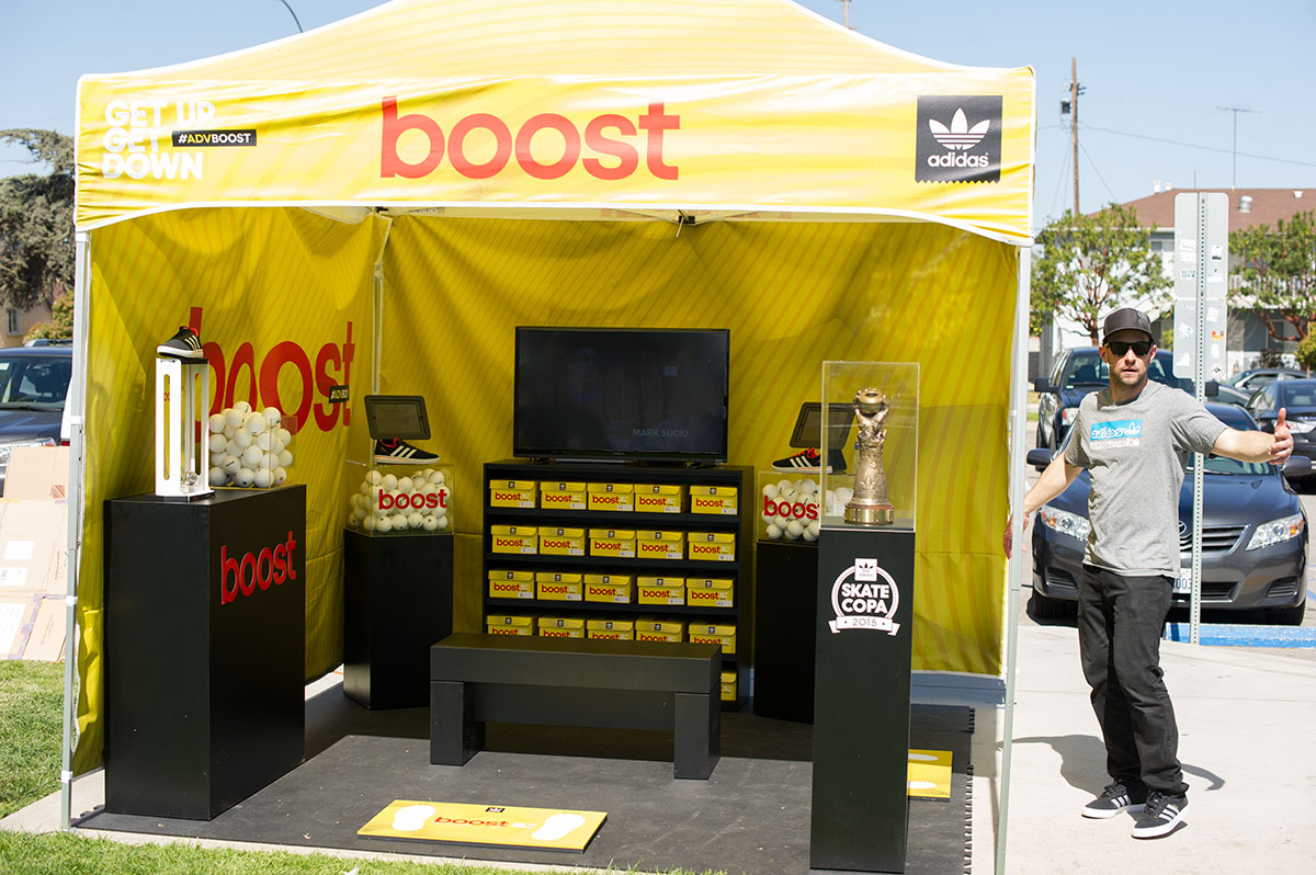 The Boost Tent at adidas Skate Copa LA, The Boardr