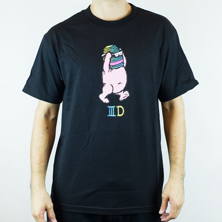 3D Bear T Shirt, Color: Black