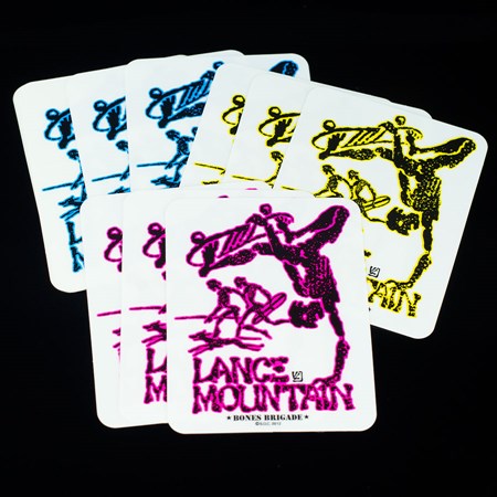 Bones Brigade Lance Mountain Future Primitive Sticker, Color: Assorted