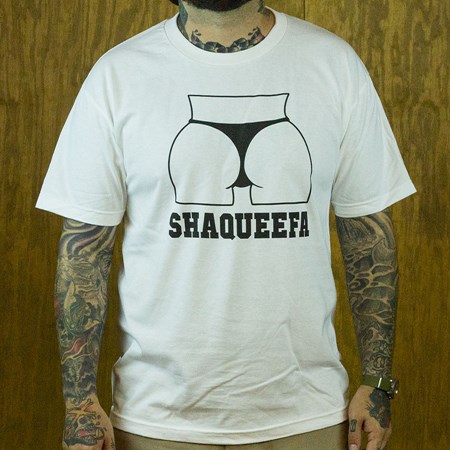 Shaqueefa OG Booty Logo T Shirt, Color: White