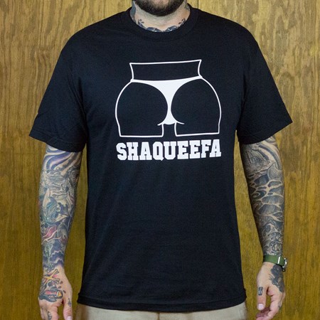Shaqueefa OG Booty Logo T Shirt, Color: Black