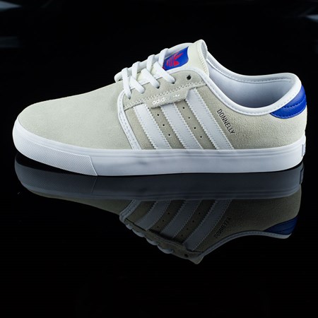 adidas Seeley Shoes, Color: White, Royal, Gum, Donnelly