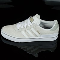 adidas Dennis Busenitz Vulc Shoes, Color: White, White, Solid Grey