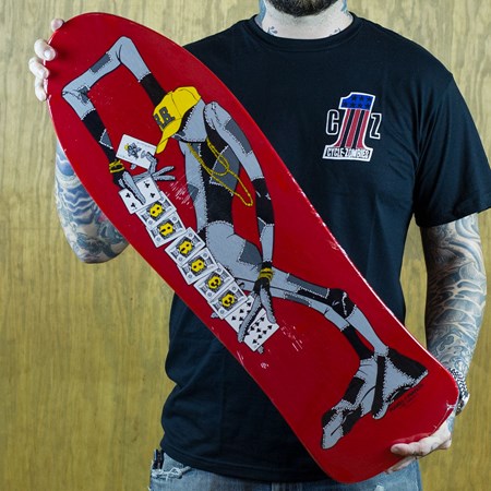 Powell Peralta Ray Barbee Classic Reissue Deck, Color: Red