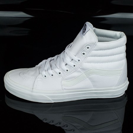 Vans Sk8-Hi Shoes, Color: True White