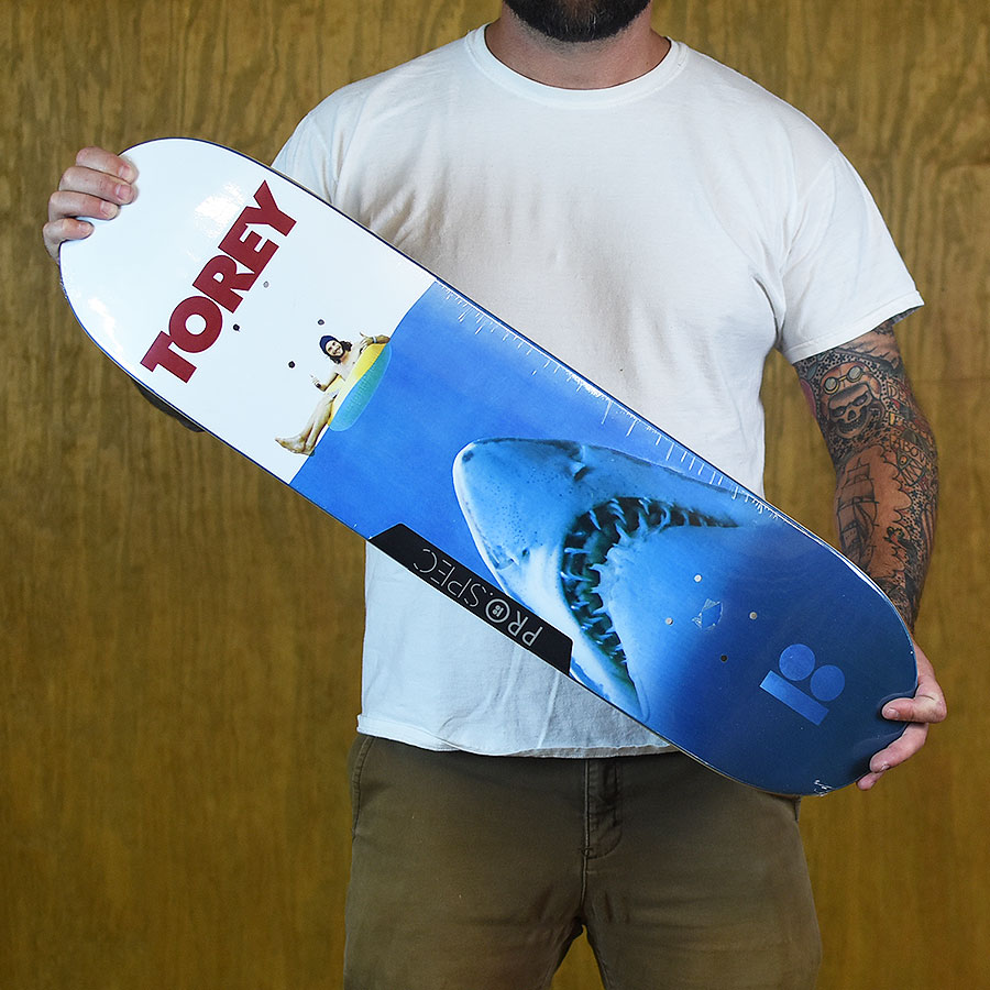 Torey Pudwill Chomp Deck Blue, White In Stock At The Boardr